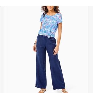 Lilly Pulitzer linen pants
